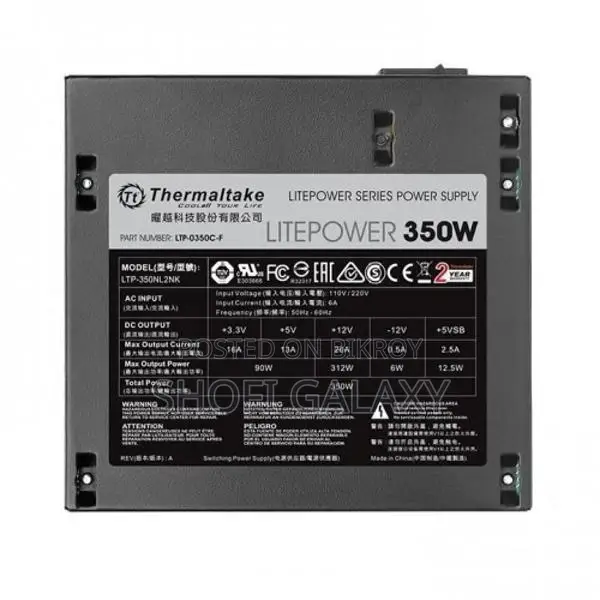 Thermaltake Litepower 350w Power Supply ‎