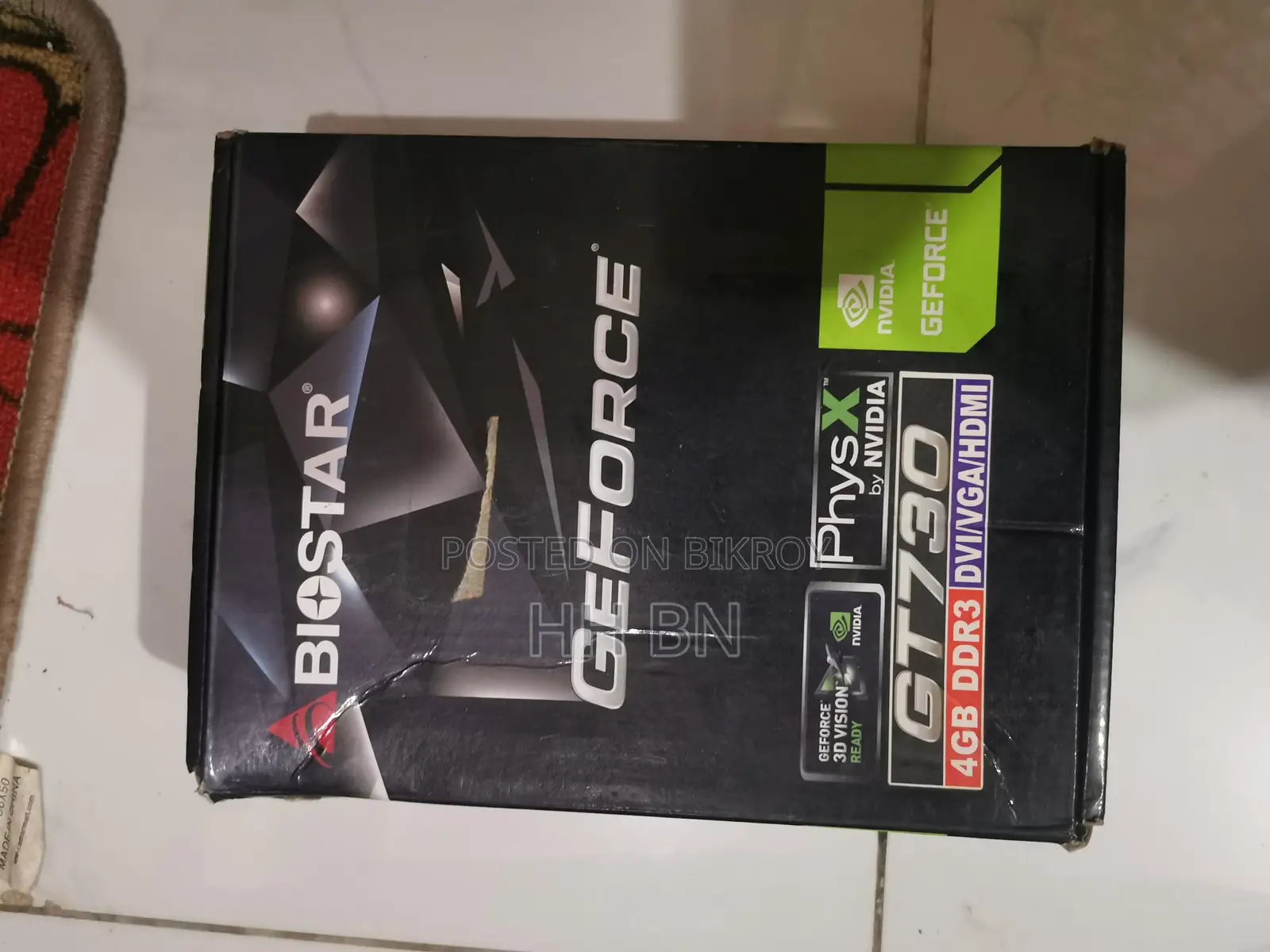 Biostar GT 730 DDR3 গ্রাফিক্স কার্ড (২ বছর ব্যবহৃত)