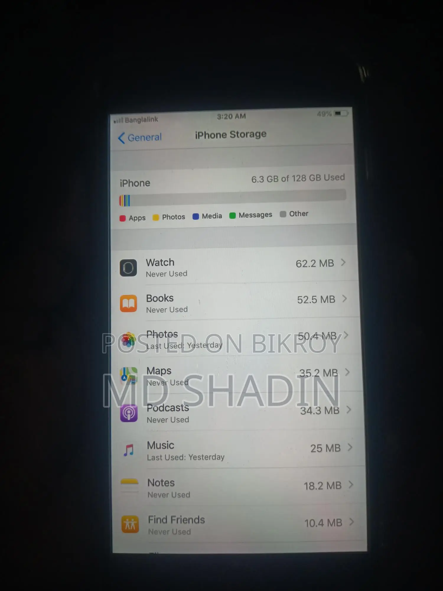Apple iPhone 6S . (Used)