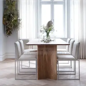 Iron Dining Table & Chair - 66