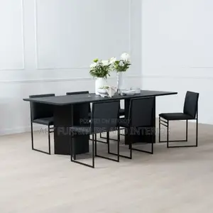 Iron Dining Table & Chair - 66