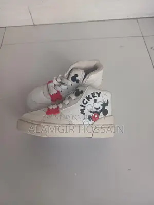 জারা কিডস ডিজনি মিকি মাউস হাই টপ স্নিকার্স
