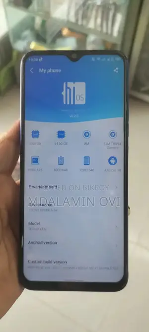 Tecno Spark 6 Air 64 GB Blue