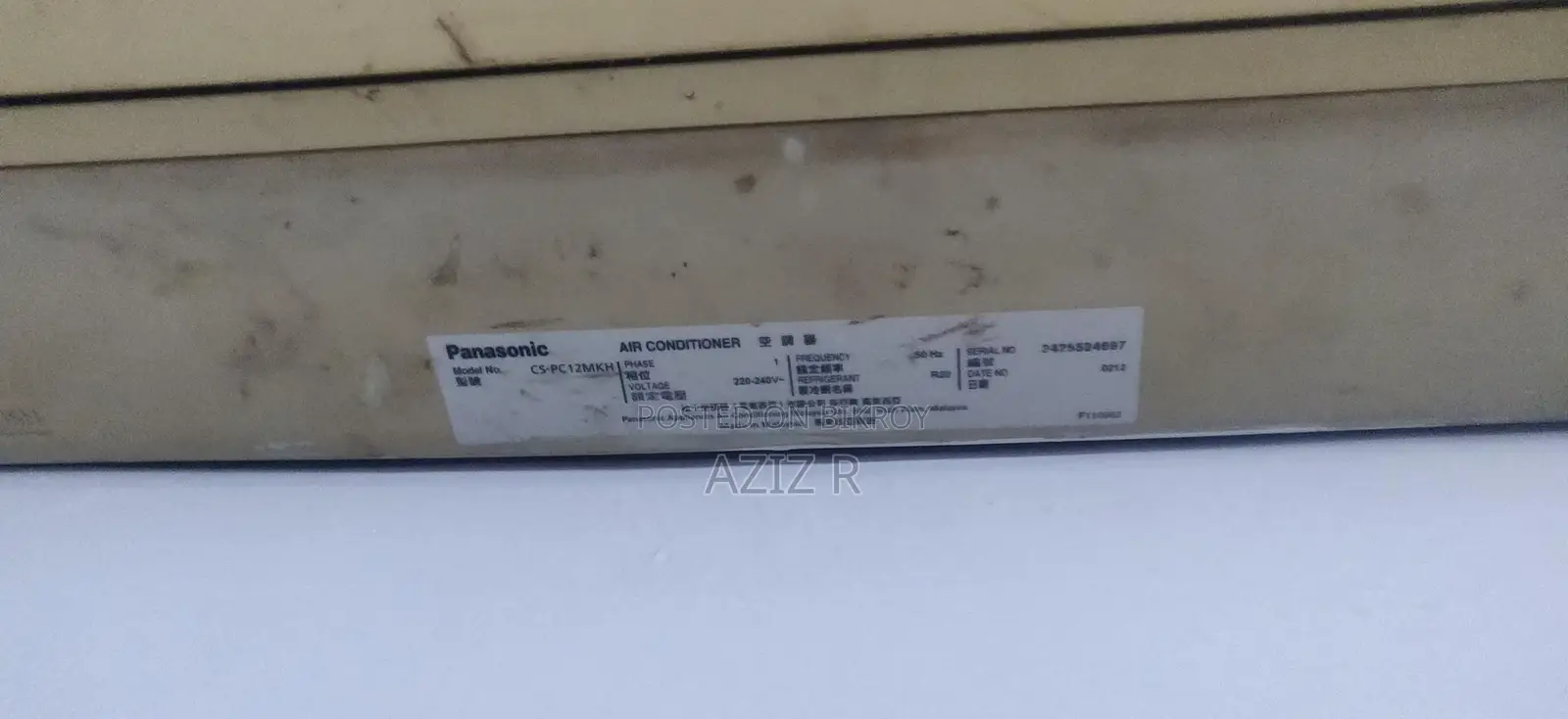 1 Ton Panasonic AC for Sale