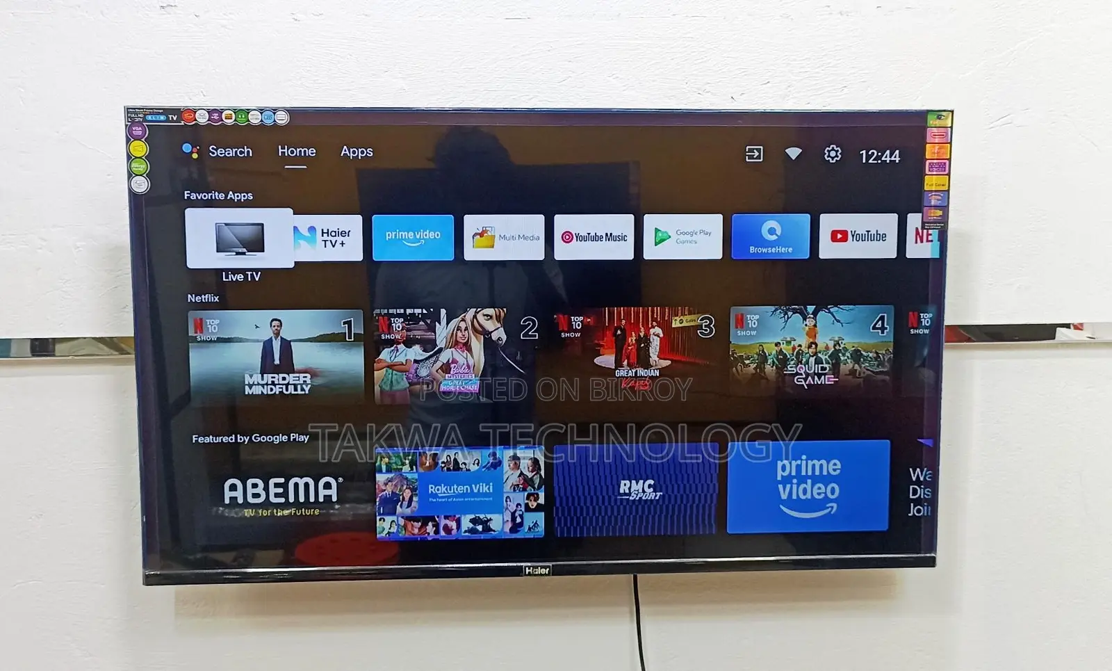 Haier-43" Inche Android Framless Voice Control TV