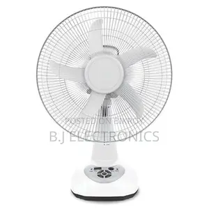 Defender 16 Inch PV-S8016 Rechargeable Fan Desktop Table AC/DC Backup
