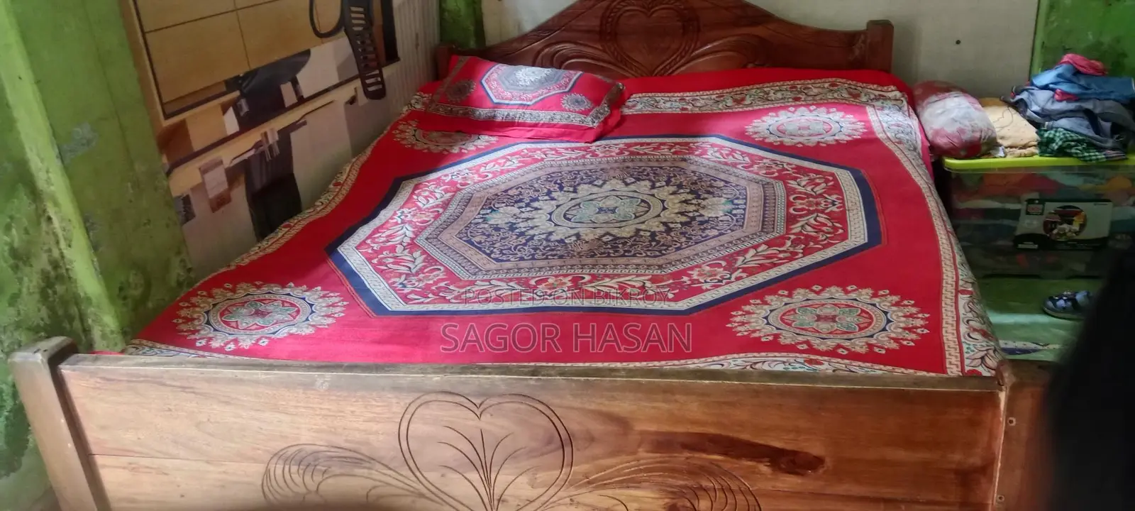 Wooden Bed