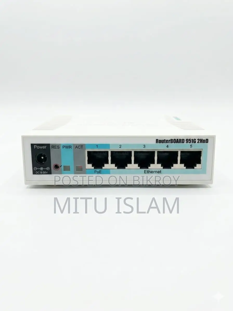 MikroTik RB951G-2HnD Gigabit Wireless Router (Fresh Condition)