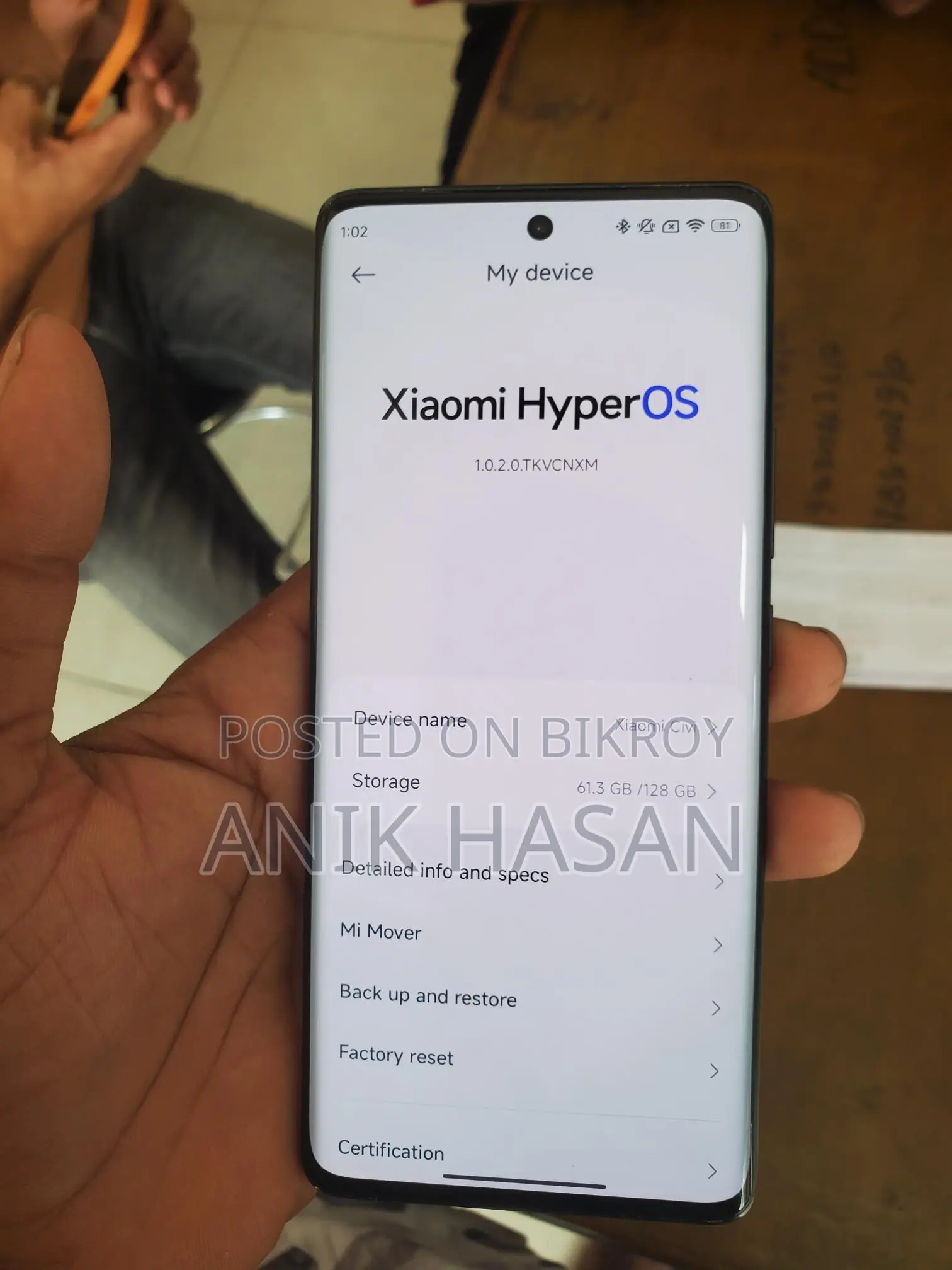 Xiaomi Civi 8/128 (Used)