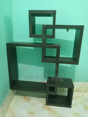 ফুলের টপ বা শোবিজ রাখার ওয়াল সেল্ফ