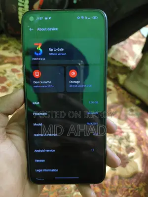 Realme Narzo 20 Pro . (Used)