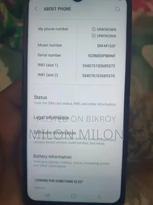 Samsung Galaxy M10 32 GB Black