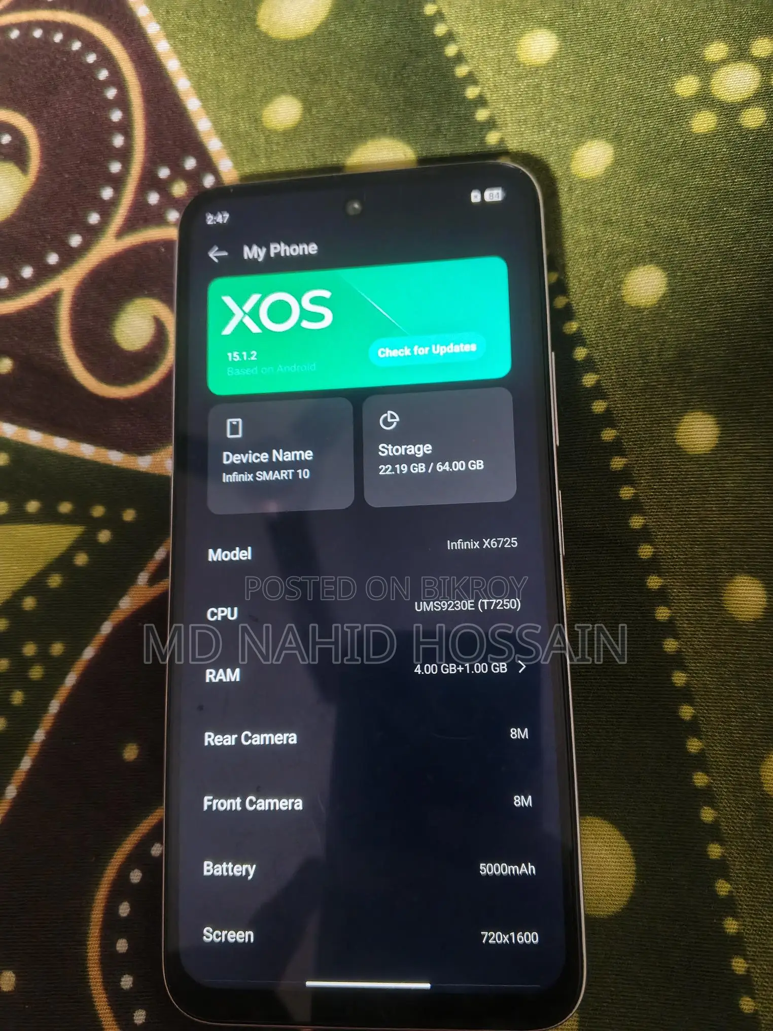 Infinix Smart 10 (Used)