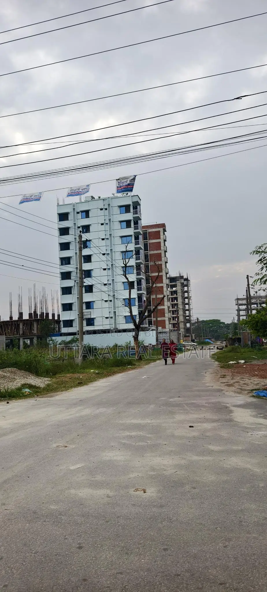 60+30 ft Corner Plot near Metro Station, D Block, Sector 17, Uttara RAJUK