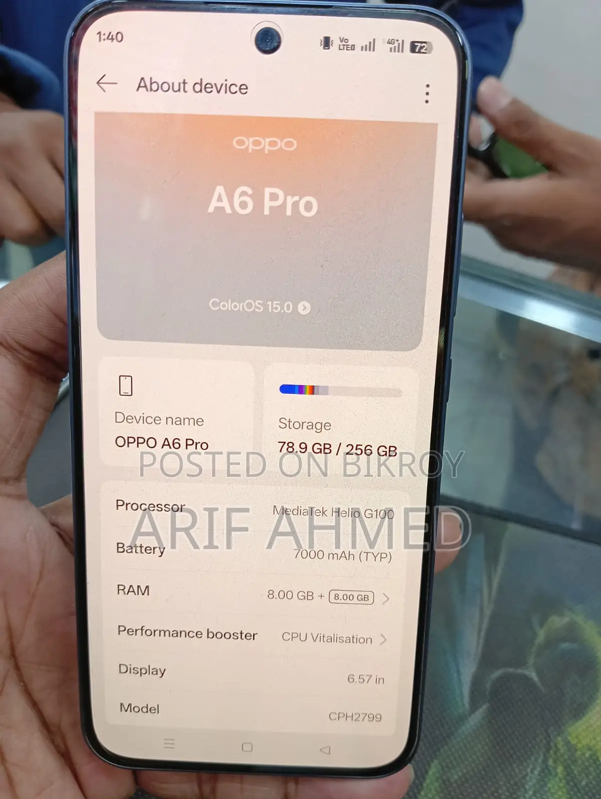 OPPO A6 5G emergency sell (Used)