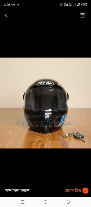 Red and Black Graphic Design New Helmet
