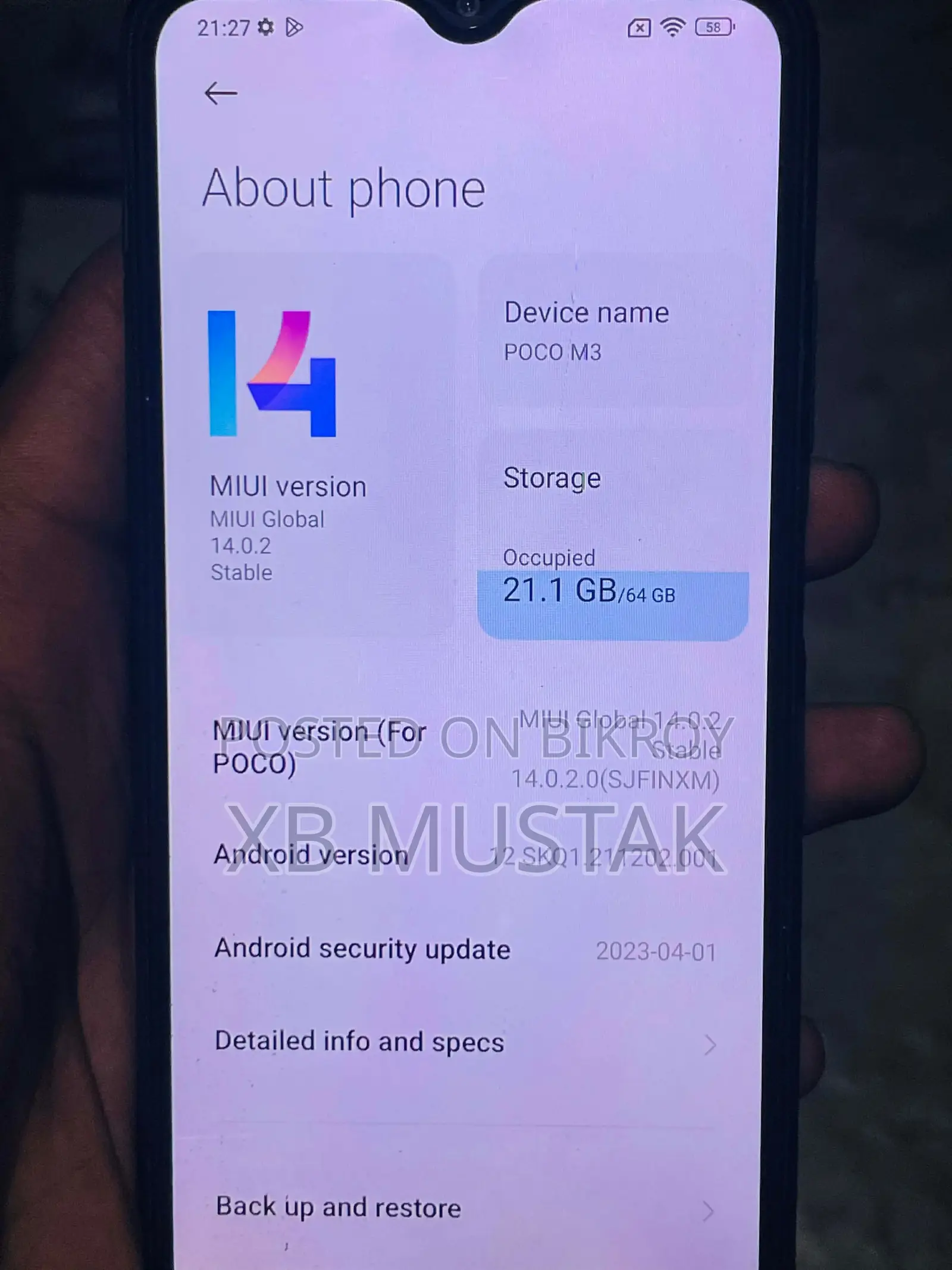 Xiaomi Poco M3 (Used)