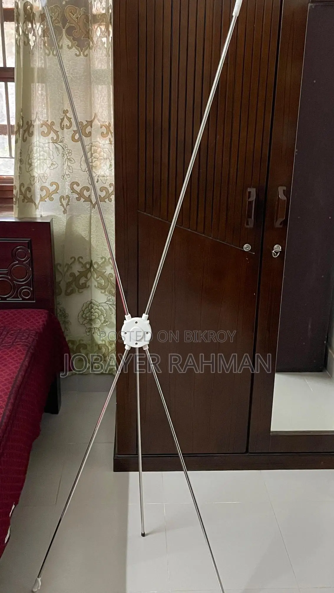 X ব্যানার স্ট্যান্ড ২৪" × ৬০" বা ২ ফুট × ৫ ফুট (সিলভার)