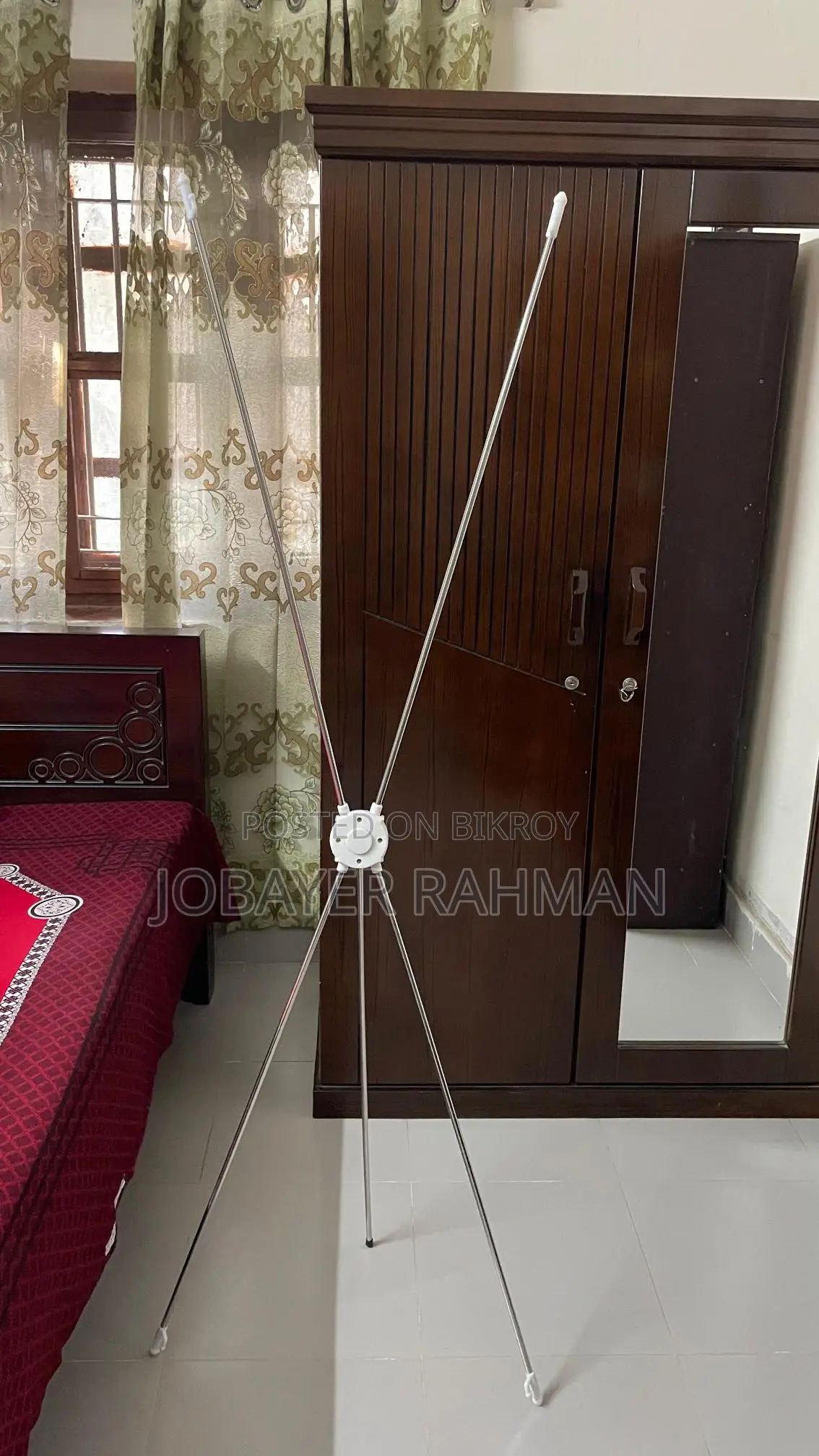 X ব্যানার স্ট্যান্ড ২৪" × ৬০" বা ২ ফুট × ৫ ফুট (সিলভার)
