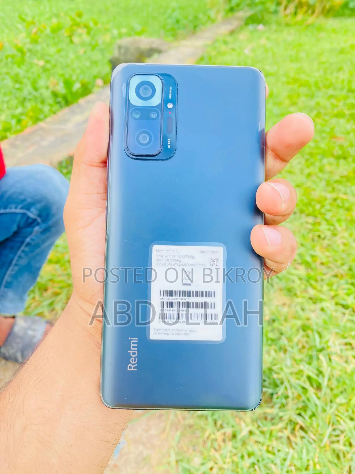 Xiaomi Redmi Note 10 Pro Max . (Used)
