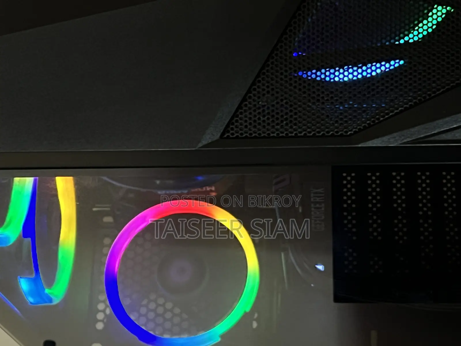 গেমিং পিসি ফুল সেটআপ (RTX 3060 Ti) + ২৪” এইচপি মনিটর