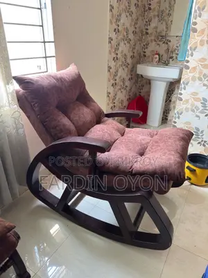 Customized Solid Teak Wood Ultra Comfort Rocking Chair for Sale