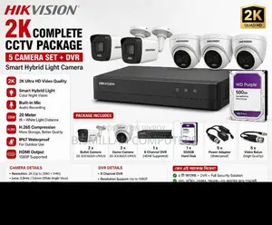 Hikvision 2K (5 Camera Set) CCTV Package! Hot Price💥🔥
