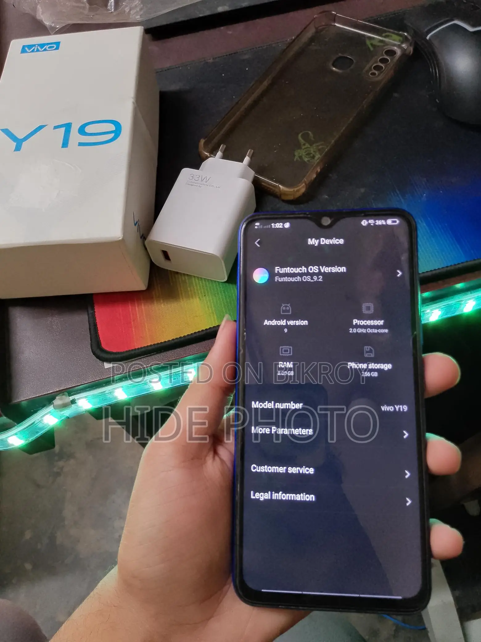 Vivo Y19 . (Used)