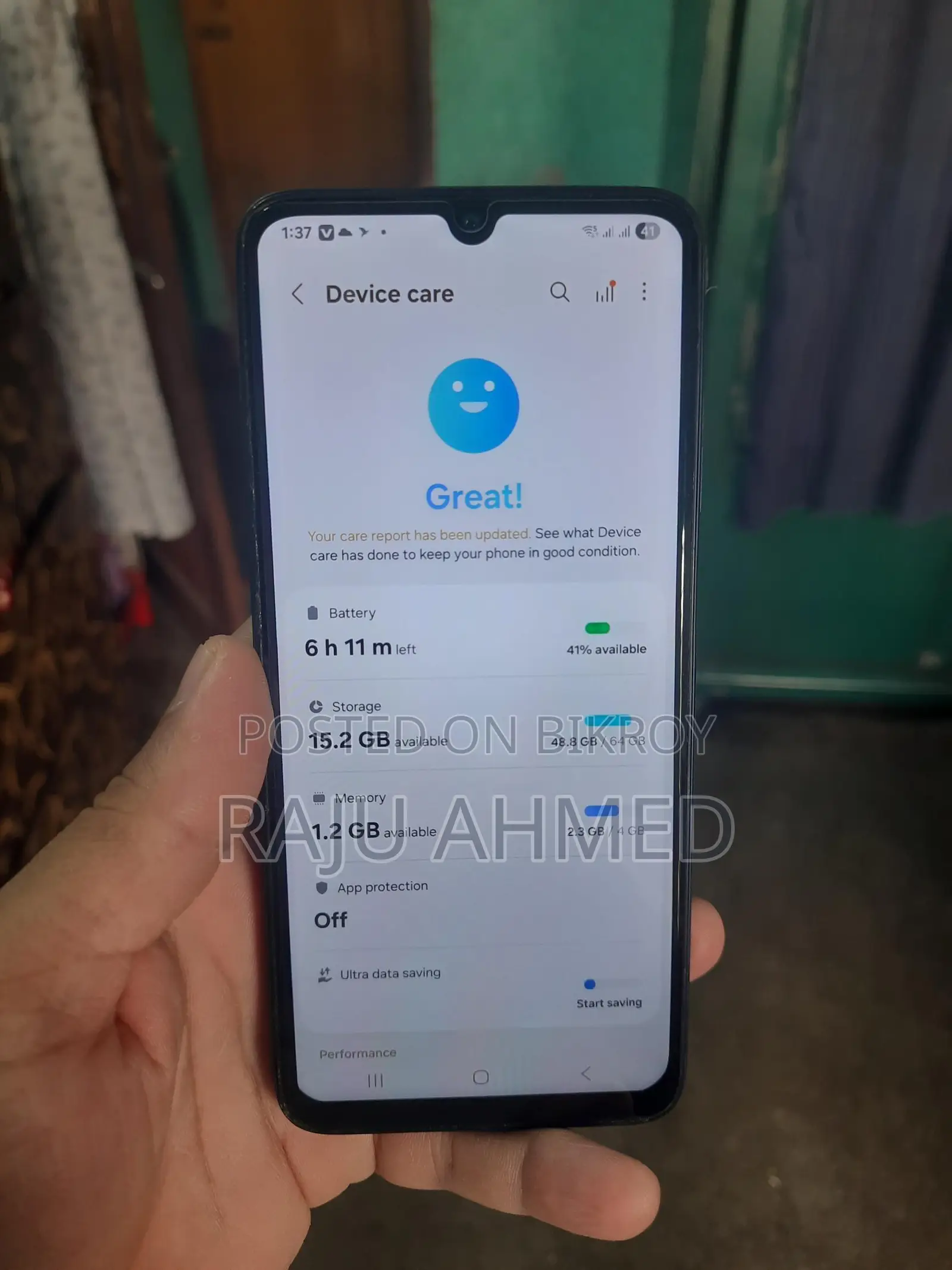 স্যামসাং গ্যালাক্সি M১৪ ৪/৬৪ (ব্যবহৃত)