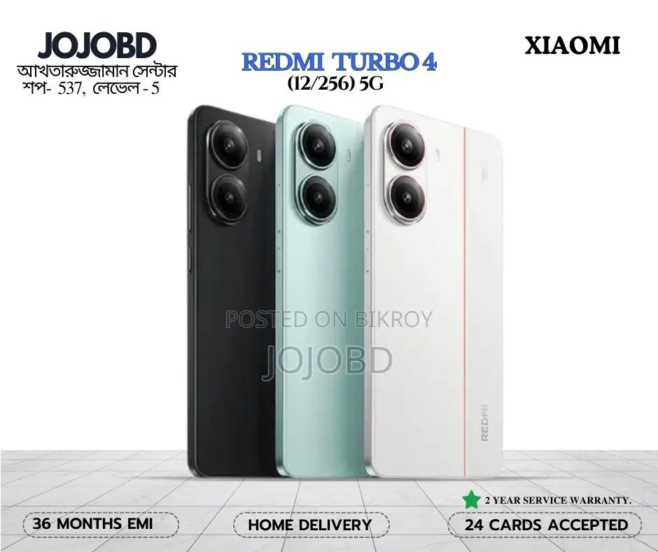 Xiaomi Redmi Turbo 4 12+256 Jojobd, Ctg. (Brand New)