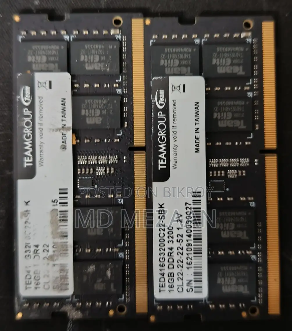 Team, 32GB DDR4-3200mhz, Laptop Ram