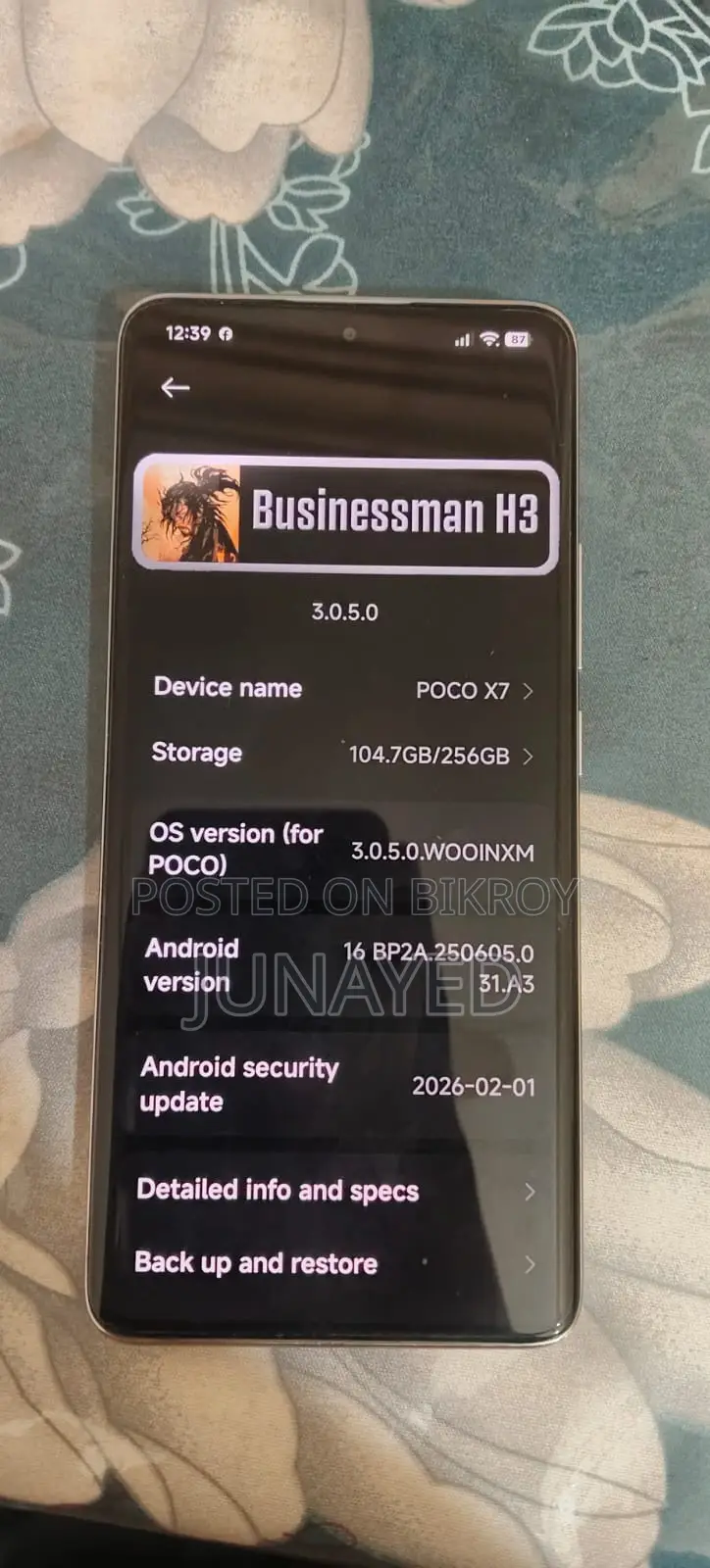 Xiaomi Poco X7 5G (Used)