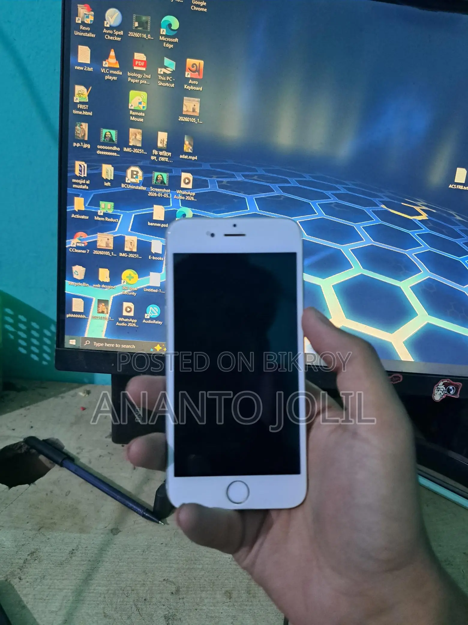 Apple iPhone 6 thik kore nite hobe (Used)