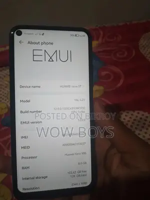 Huawei Nova 5T . (Used)