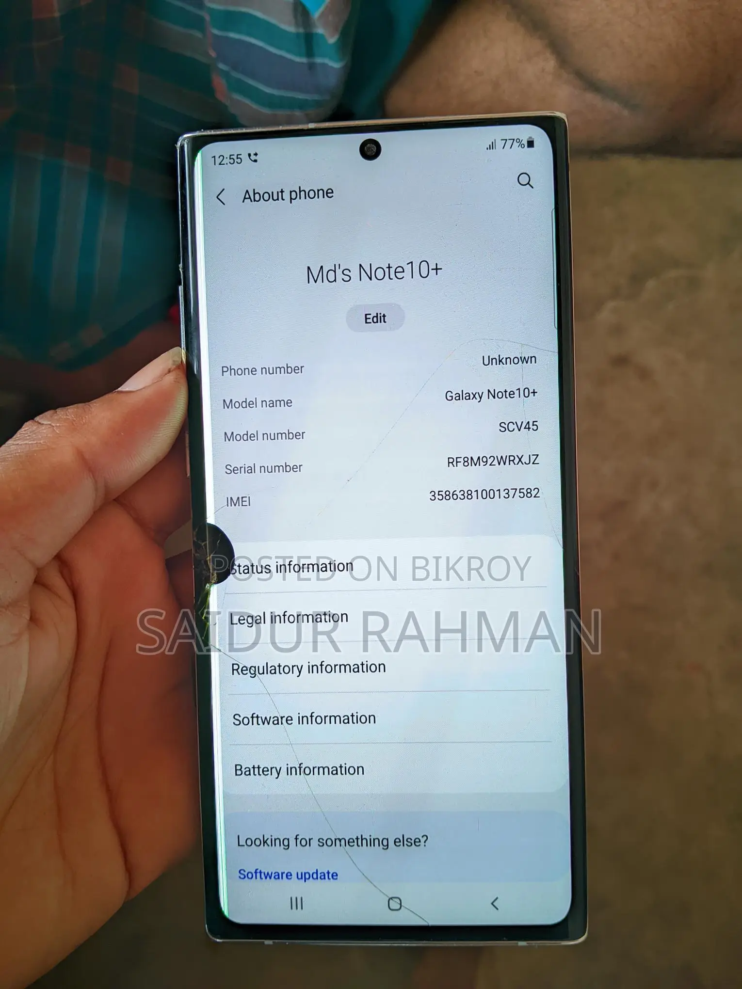 Samsung Galaxy Note 10 (Used)