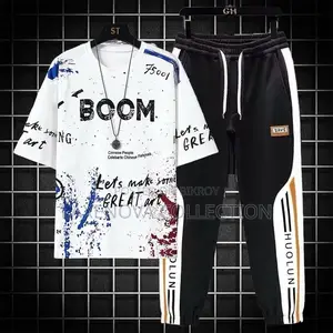 Drop Shoulder Mash T-shirt and Trouser