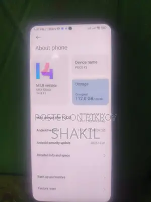 Xiaomi Poco F3 2023 (Used)