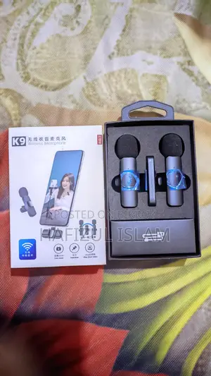 K9 Wireless Microphone (dual Mic) – একদম নতুন!