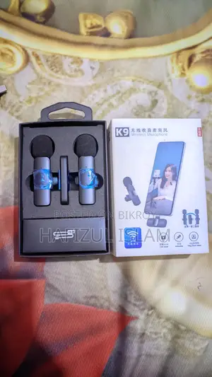 K9 Wireless Microphone (dual Mic) – একদম নতুন!