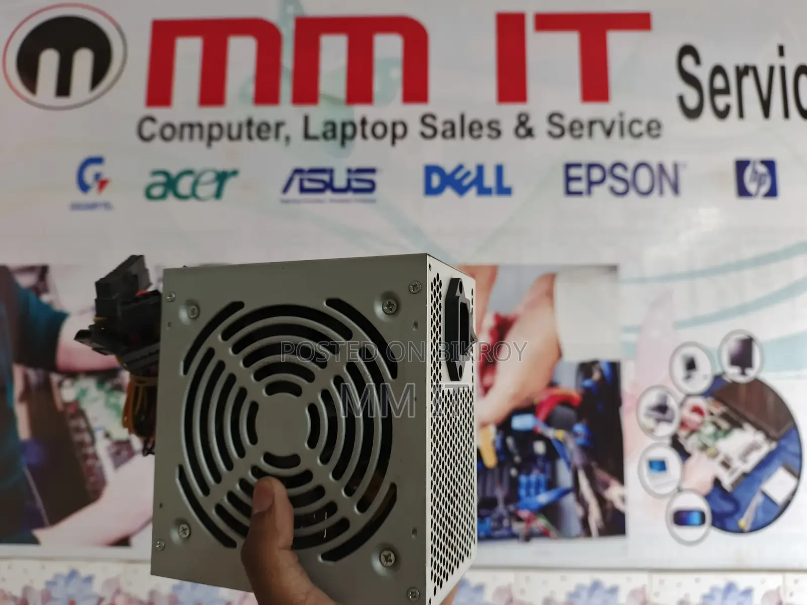 Gigasonic 500W পাওয়ার সাপ্লাই একদম ফ্রেশ কন্ডিশনে