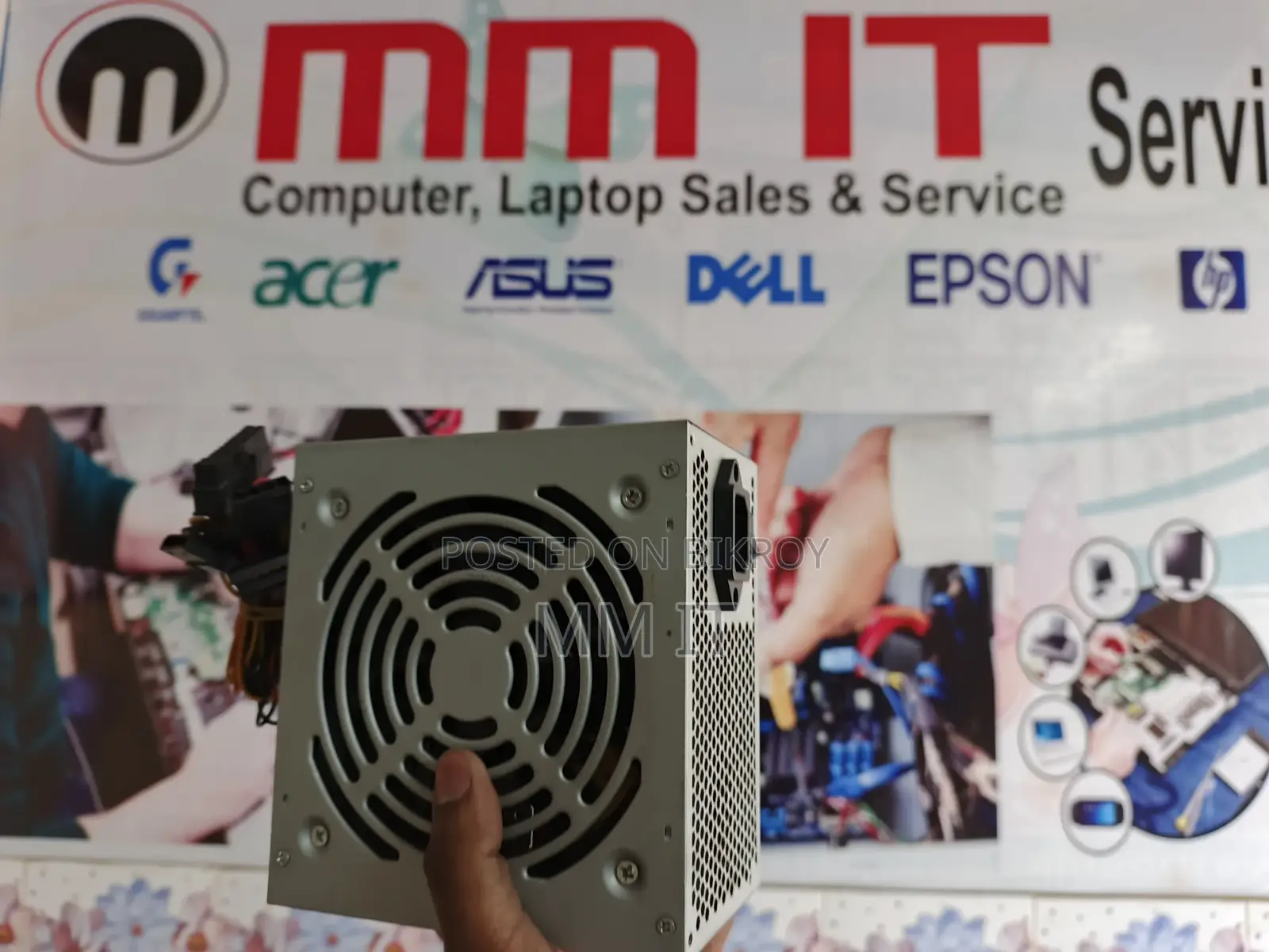 Gigasonic 500W পাওয়ার সাপ্লাই একদম ফ্রেশ কন্ডিশনে