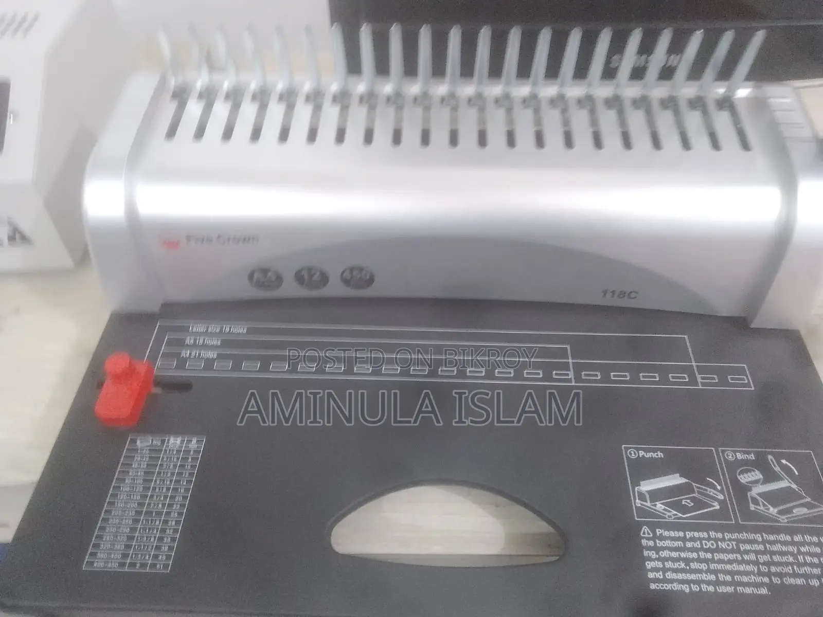 Five Crown Spiral binding machine