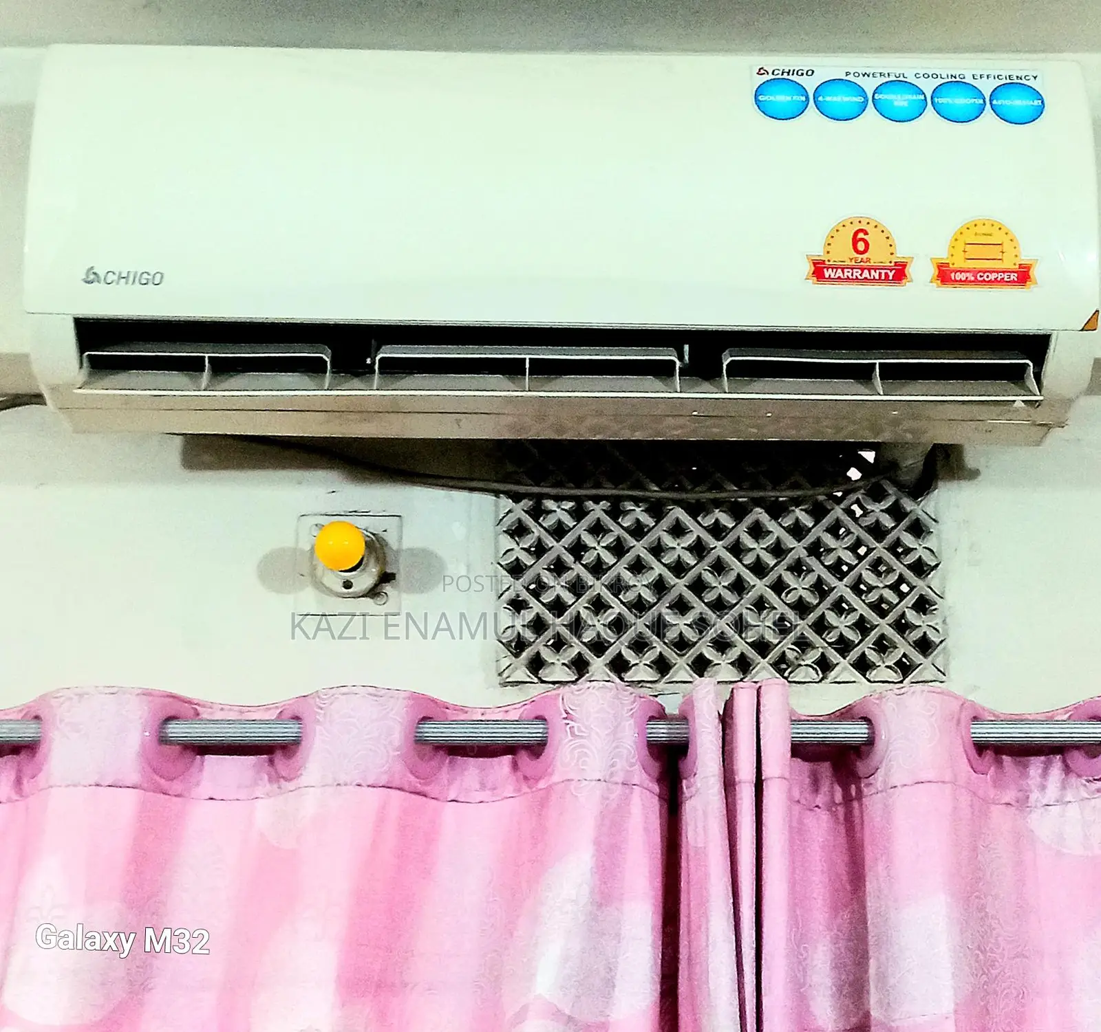 Chigo AC 1.5 Ton with Free Cover