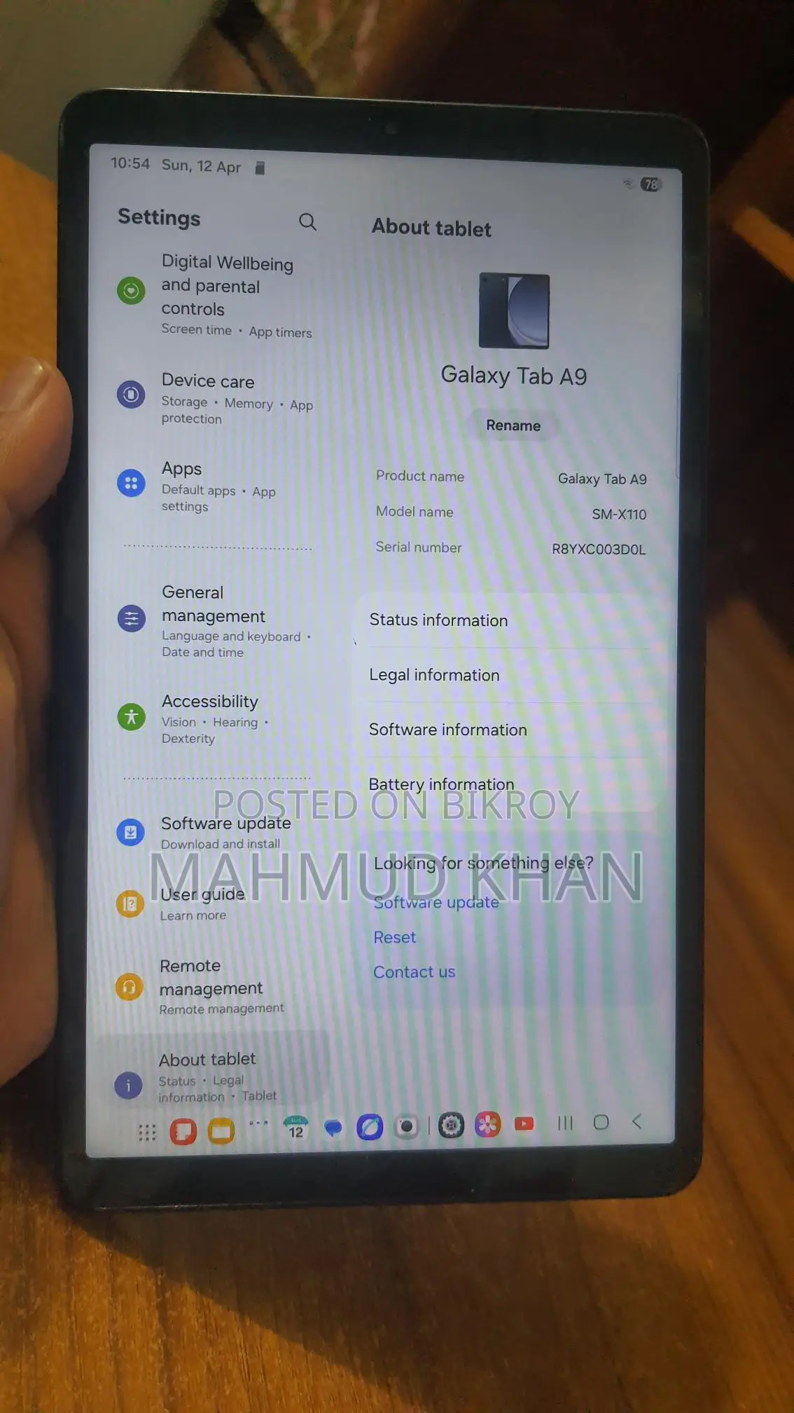 Samsung Galaxy A9 Tablet
