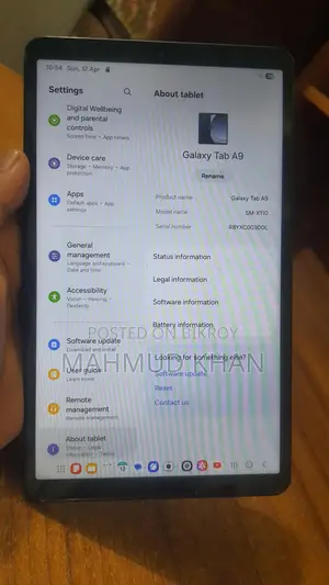 Samsung Galaxy A9 Tablet