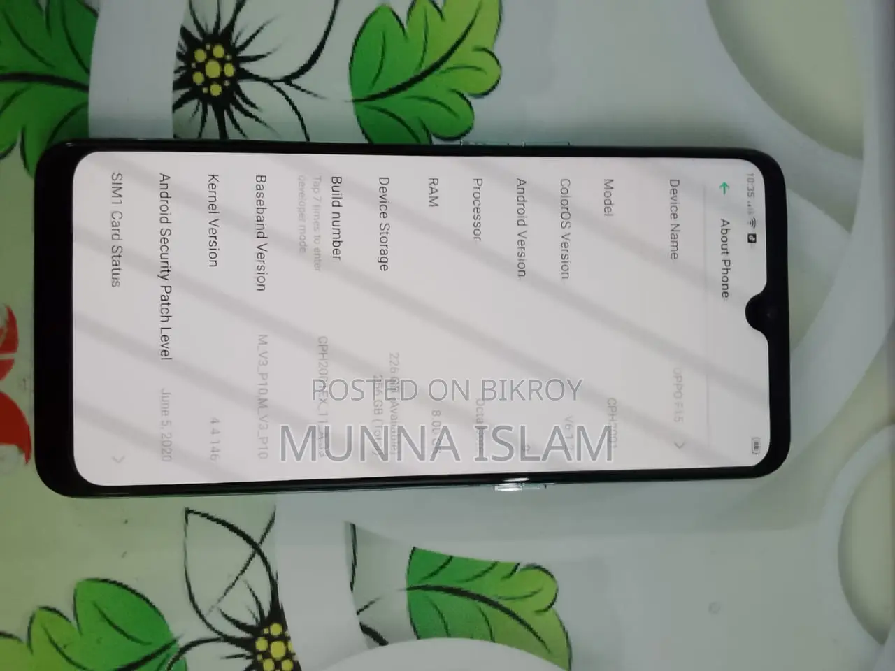 OPPO F15 ` (Used)