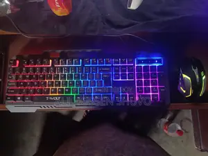 T-wolf Tf600 Gaming Keyboard + Mouse Combo (rgb) – Almost New