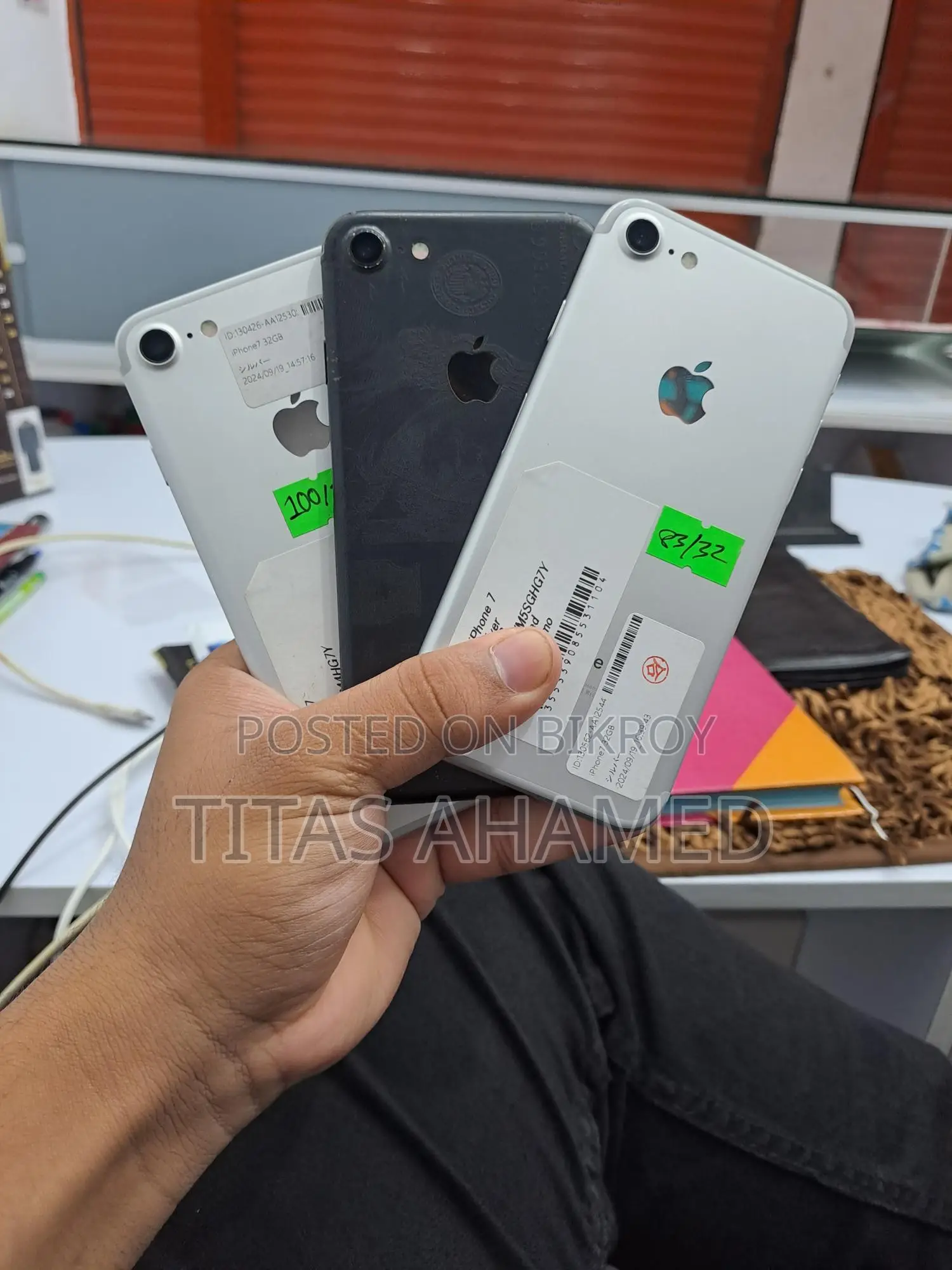 Apple iPhone 7 32gb Bt:100% super (Used)
