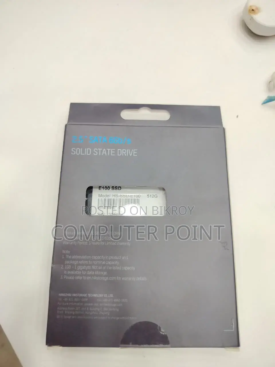 Hikvision E100 512GB SATA SSD