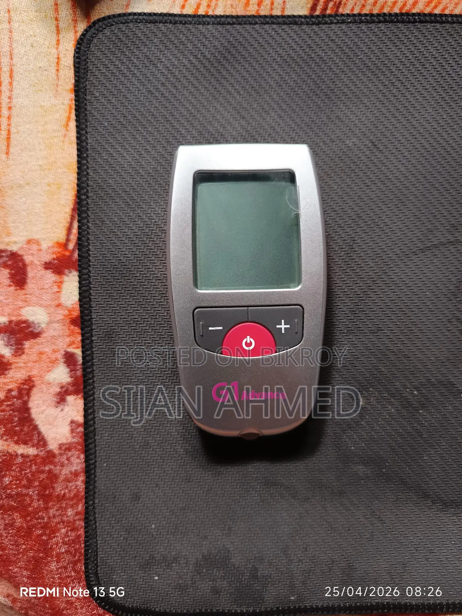 G1 Advance Glucometer